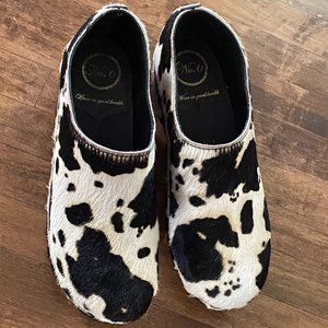 Cow Print Clogs